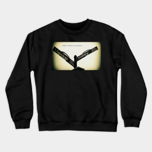 Meeker Avenue & Valley Boulevard, El Monte, California by Mistah Wilson Crewneck Sweatshirt